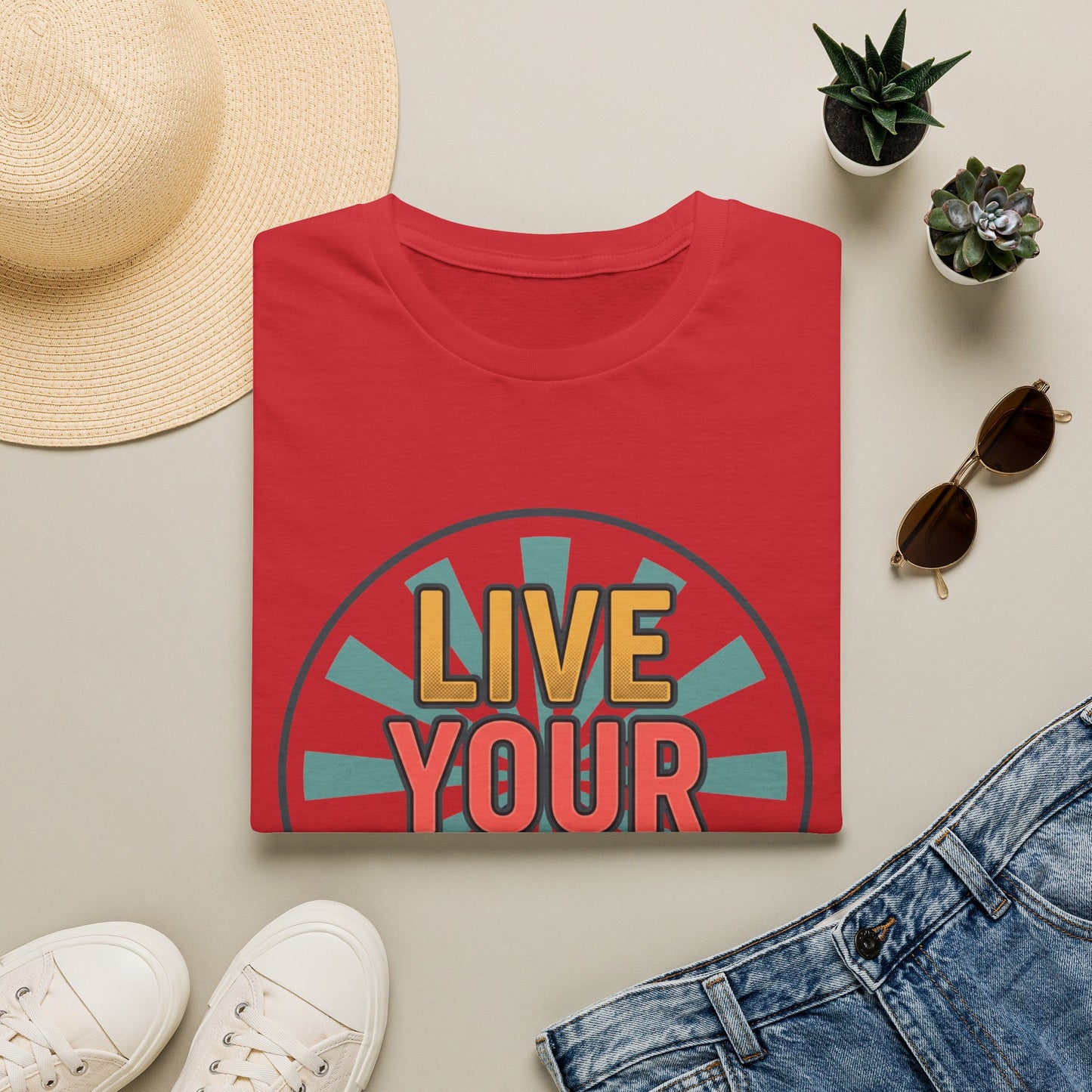 Live Your Truth T-Shirt — Retro Inspirational Graphic Tee