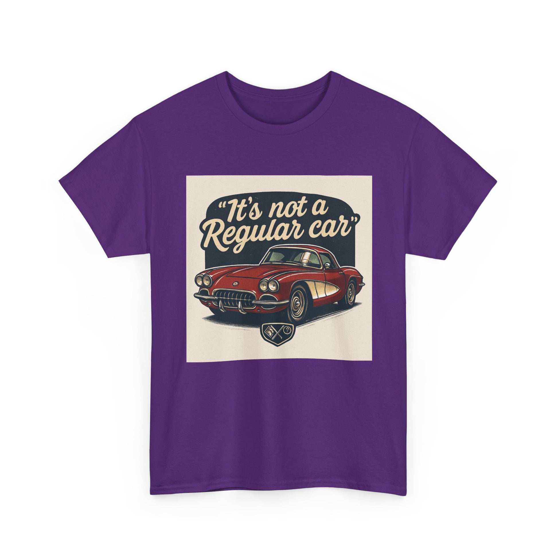 Classic Car Tee — "It's Not a Regular Car" Vintage Muscle Car Shirt Printify