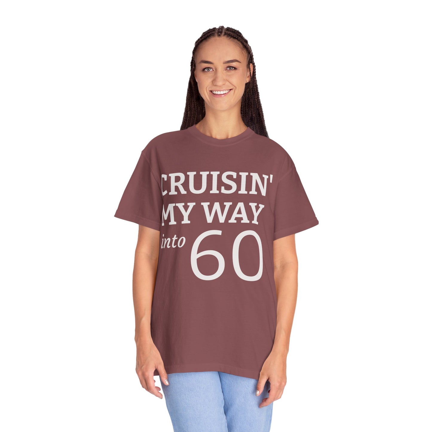 Cruisin' My Way Into 60 T-Shirt — 60th Birthday Tee