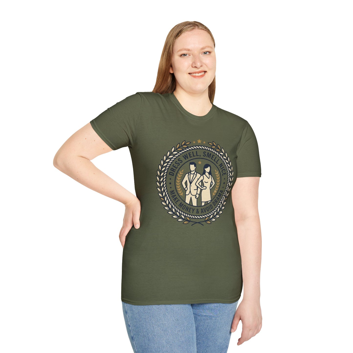"Dress Well, Smell Nice" Vintage Couple Graphic Tee