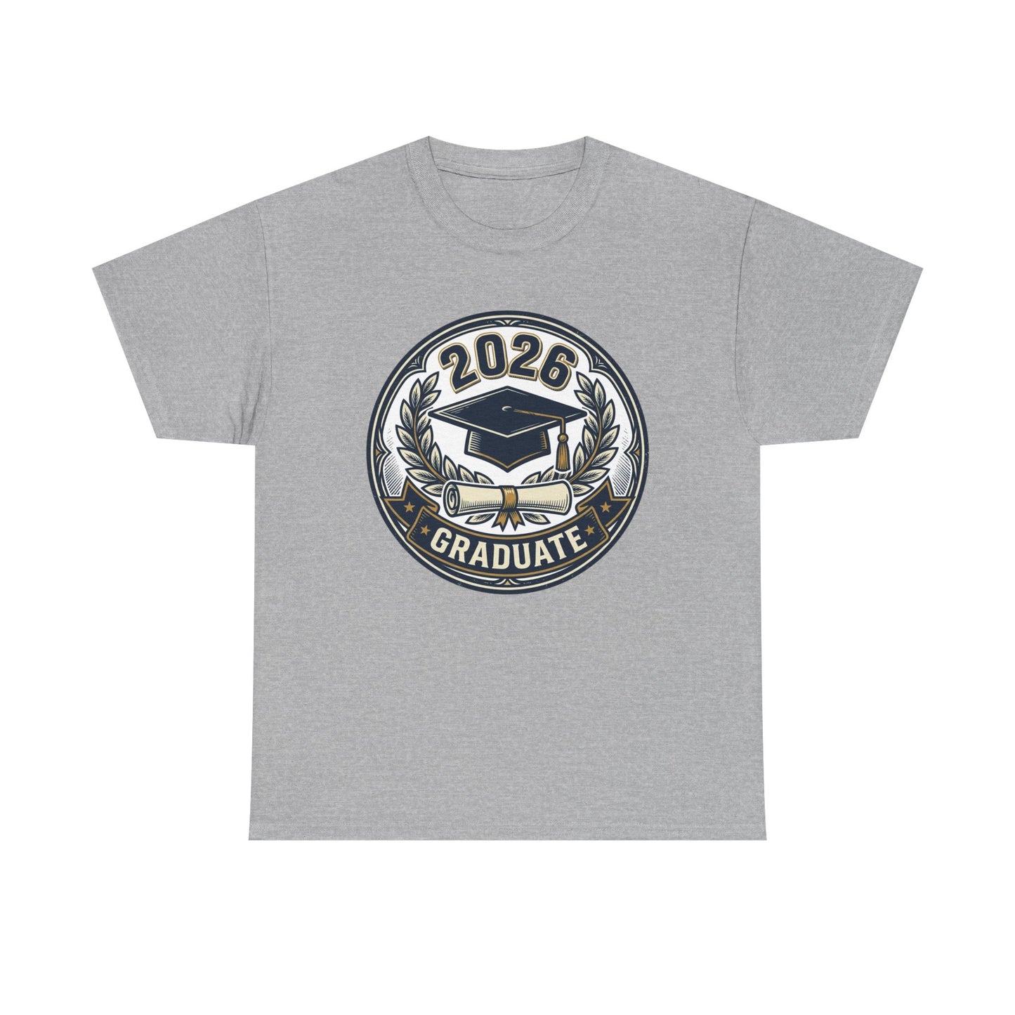 2026 Graduate T-Shirt — Graduation Cap Emblem Tee