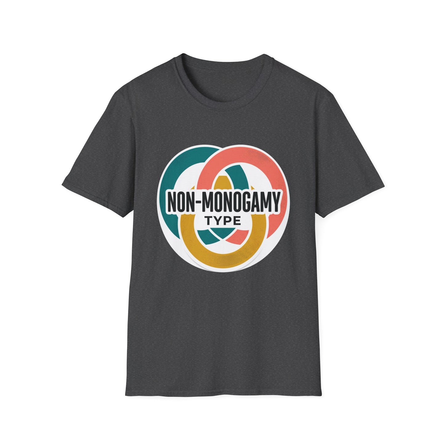 Non-Monogamy Type T-Shirt — Retro Polyamory Pride Tee Printify