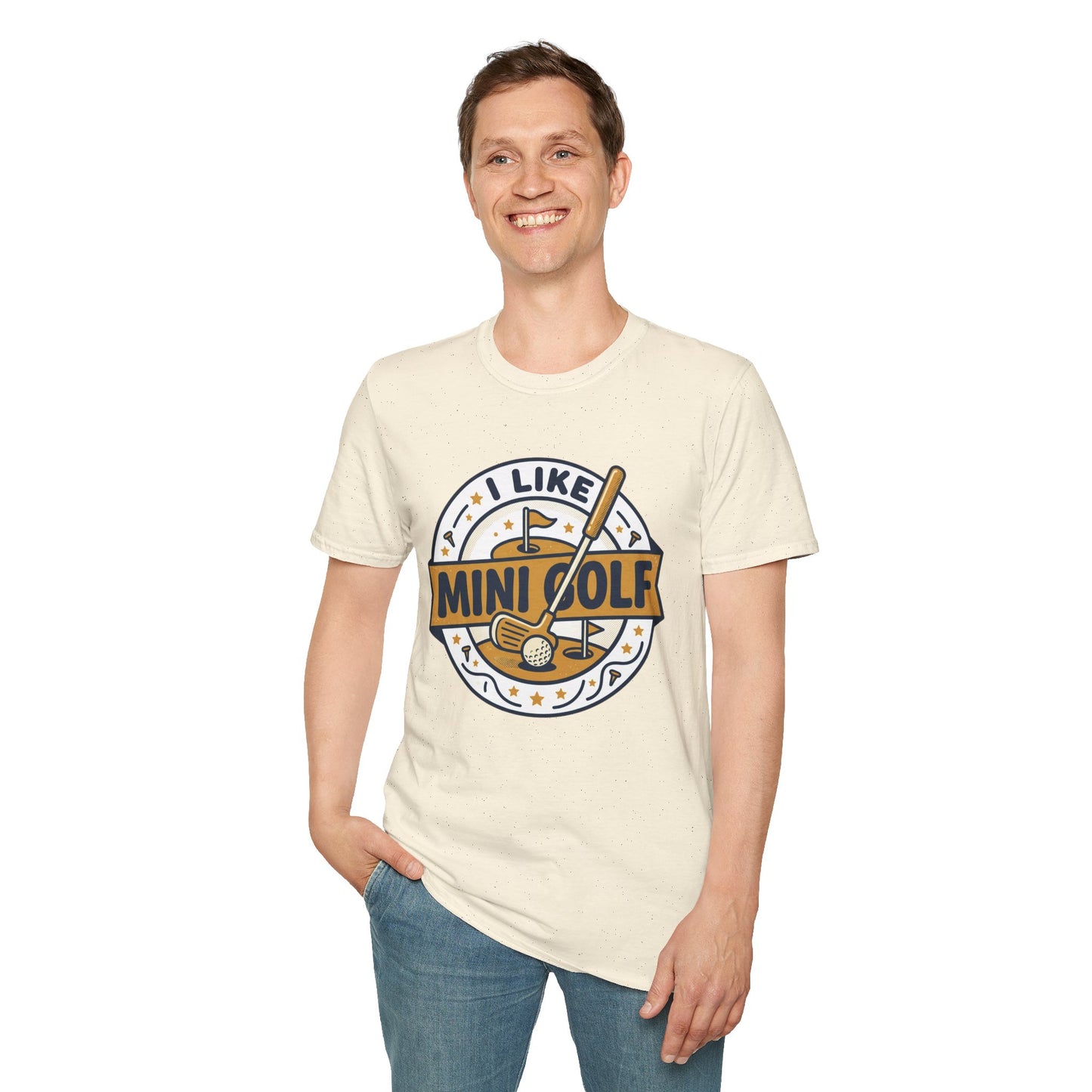 I Like Mini Golf T-Shirt — Retro Mini-Golf Graphic Tee for Fans & Players