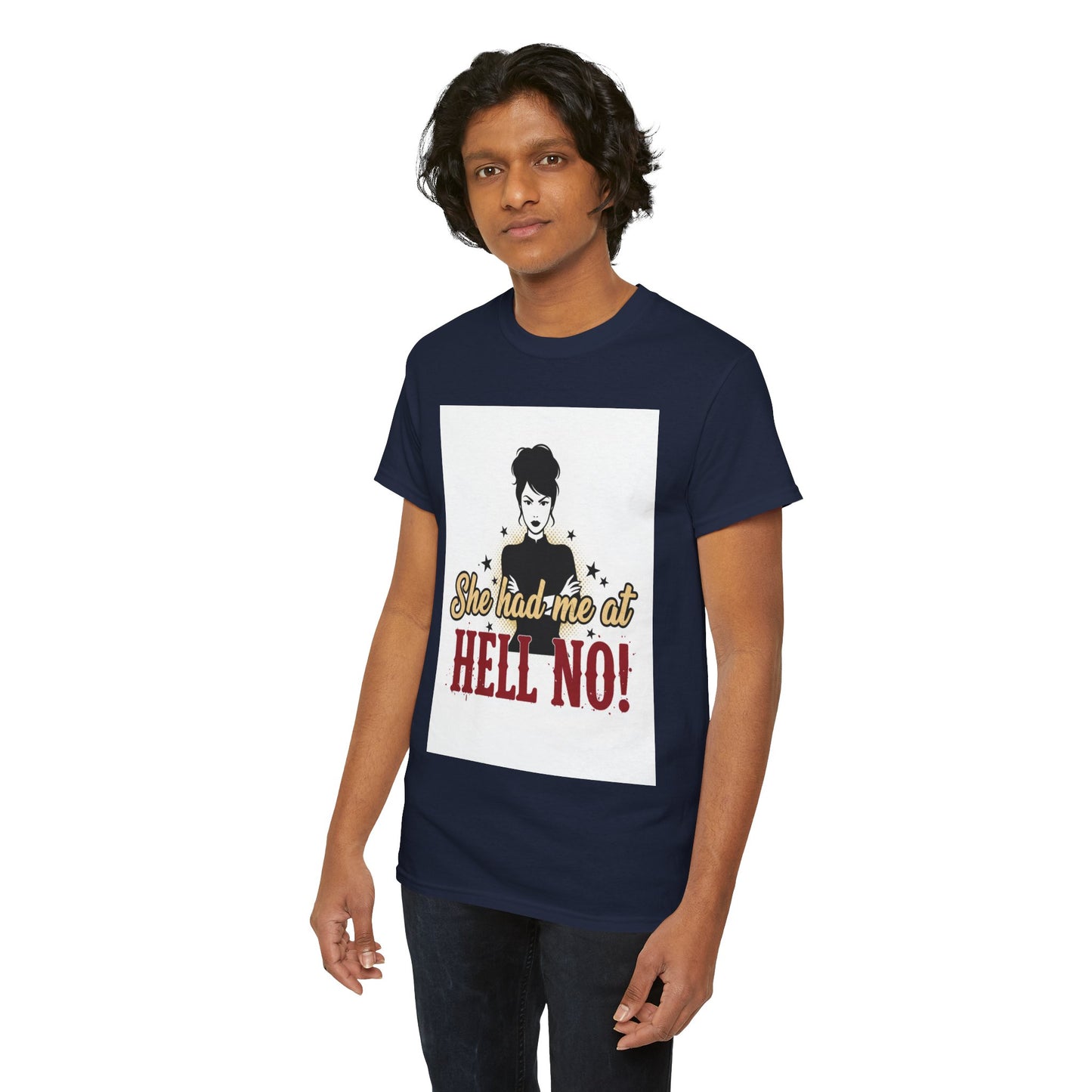 She Had Me At Hell No! Tee – Sassy Retro Graphic T-Shirt