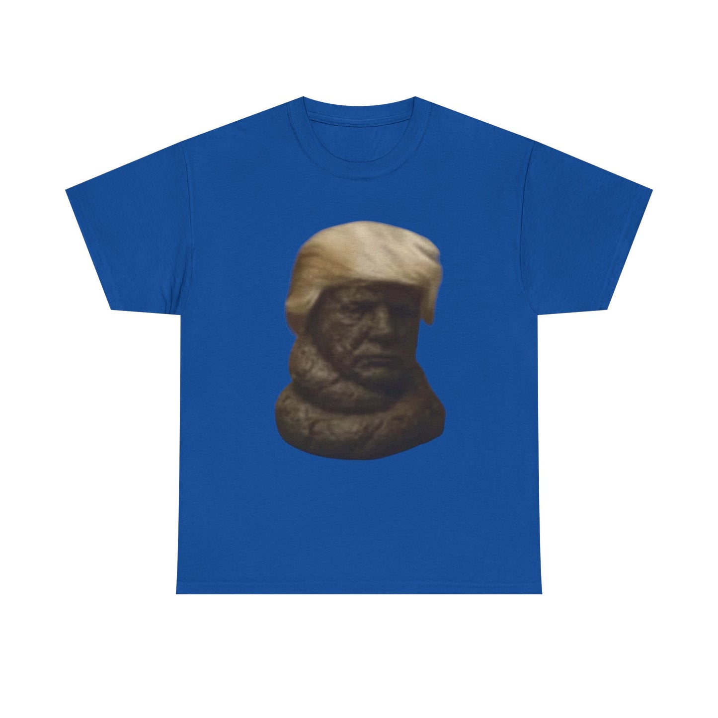 Graphic Tee — Bronze Bust Illustration T‑Shirt