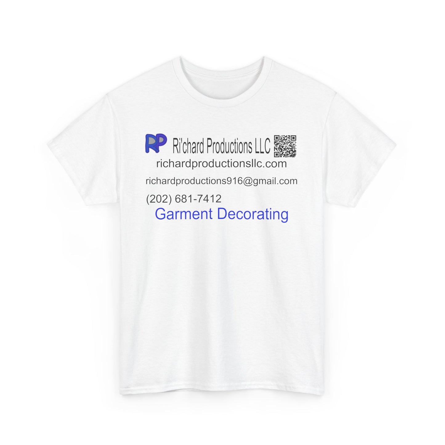 Ri'chard Productions LLC-Custom Unisex Heavy Cotton Tee