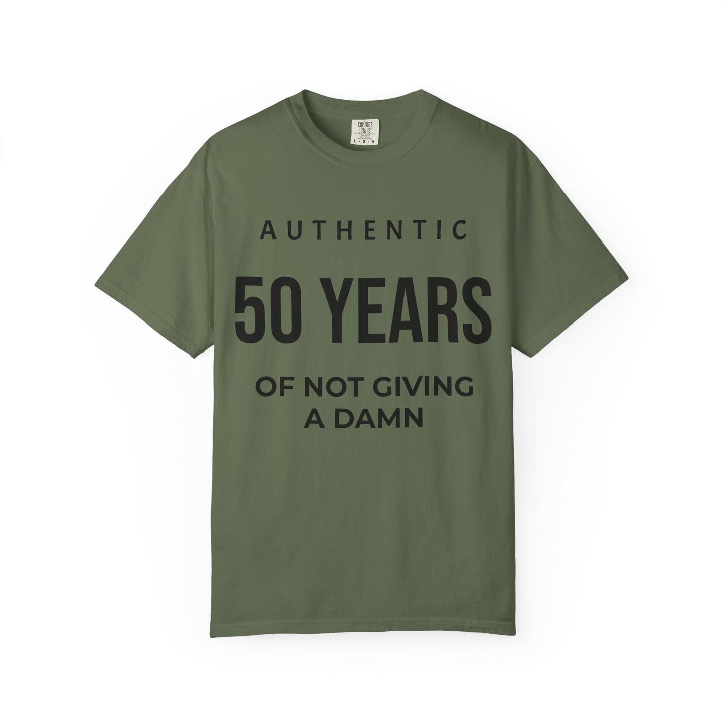 50 Years of Not Giving a Damn T-Shirt — Funny 50th Birthday Tee