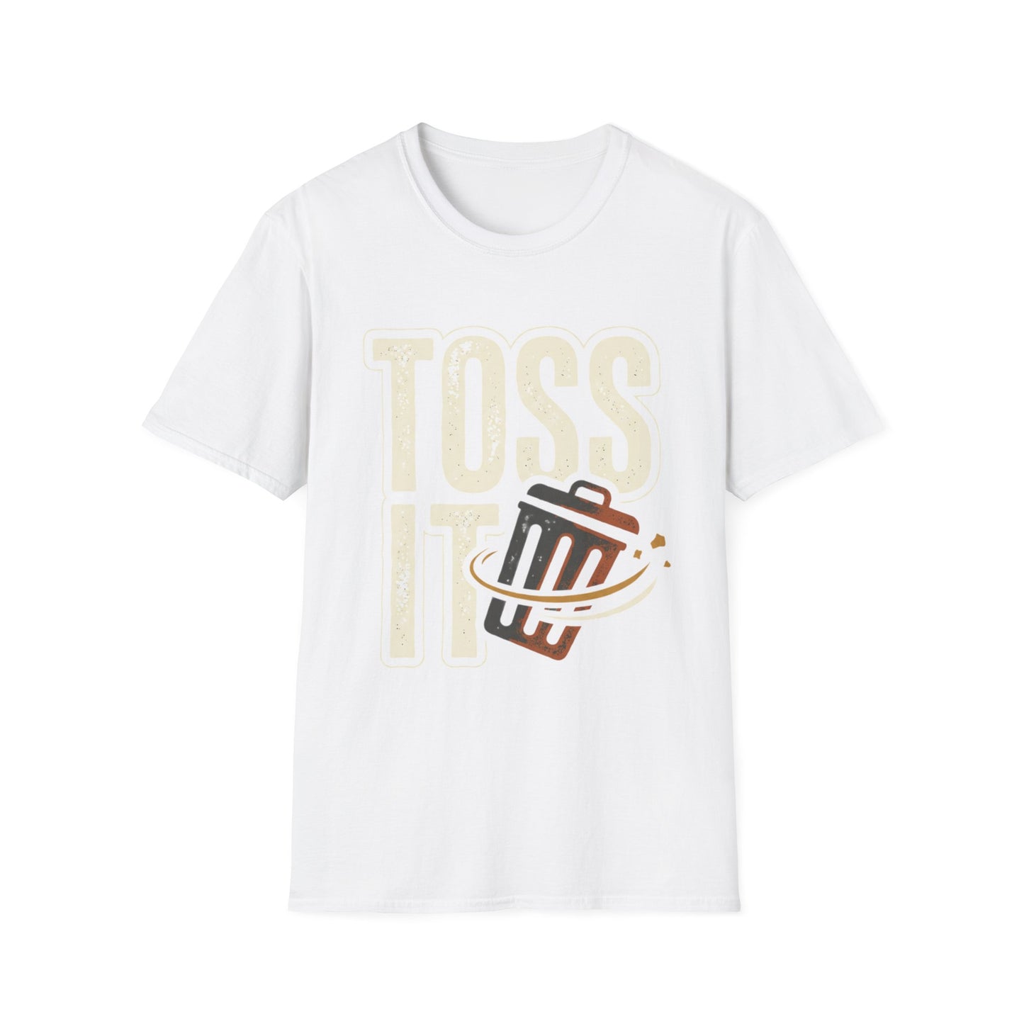 Toss It Graphic T‑Shirt — Casual Recycling / Trash Toss Tee