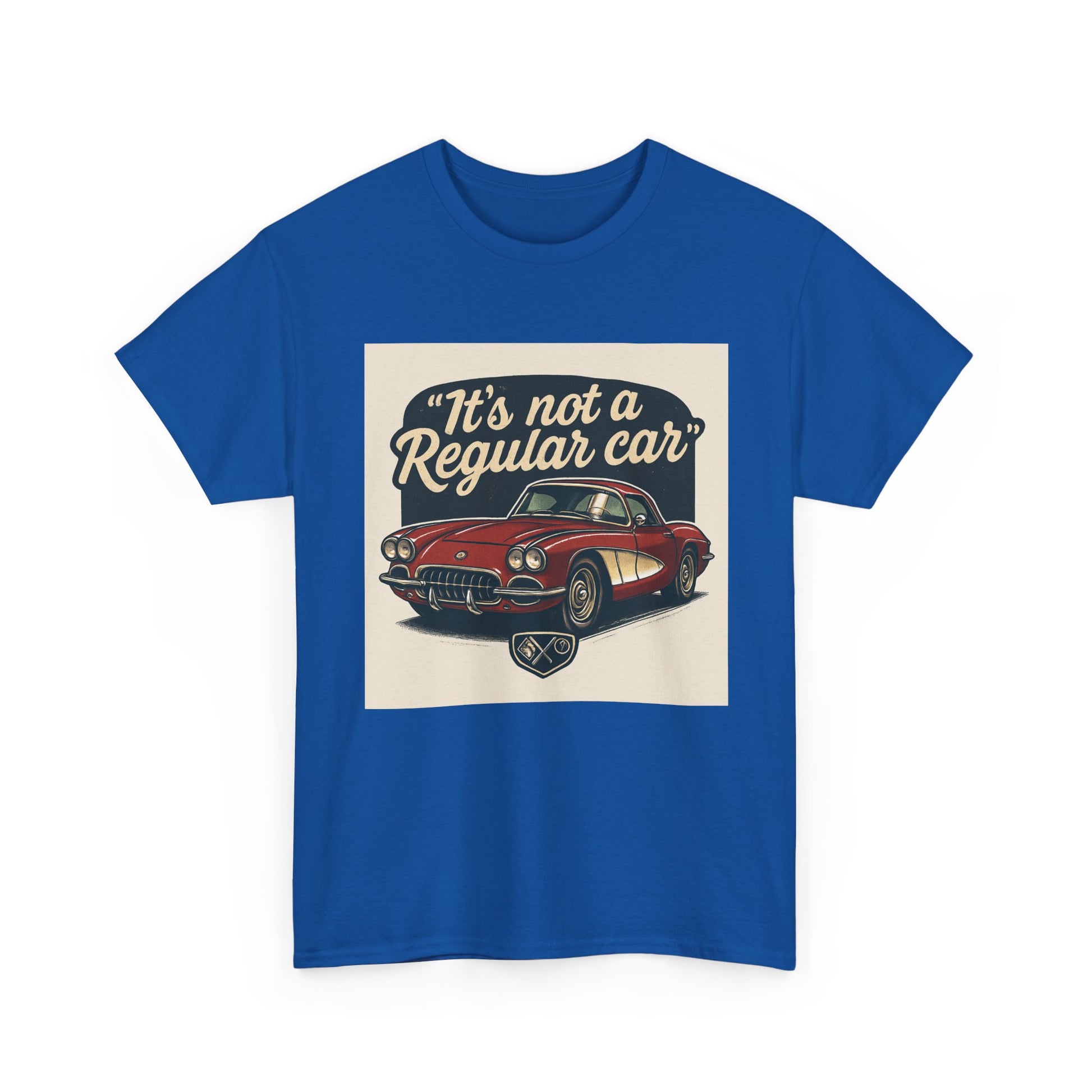 Classic Car Tee — "It's Not a Regular Car" Vintage Muscle Car Shirt Printify