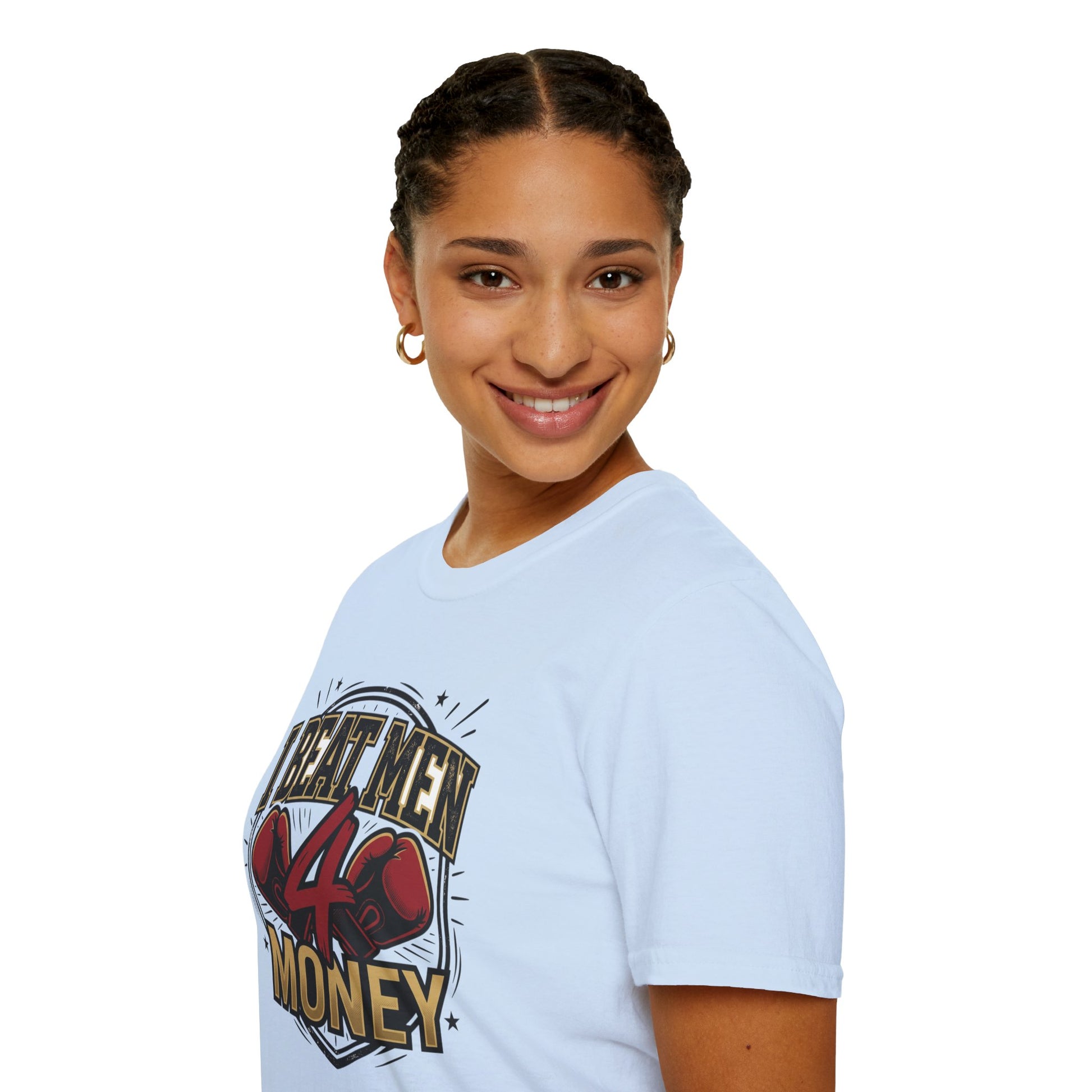 I Beat Men 4 Money Boxing T-Shirt Printify