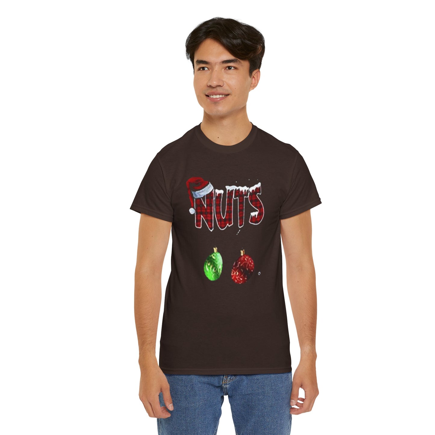 Holiday 'Nuts' Tee — Funny Christmas Ornament Graphic T-Shirt Printify