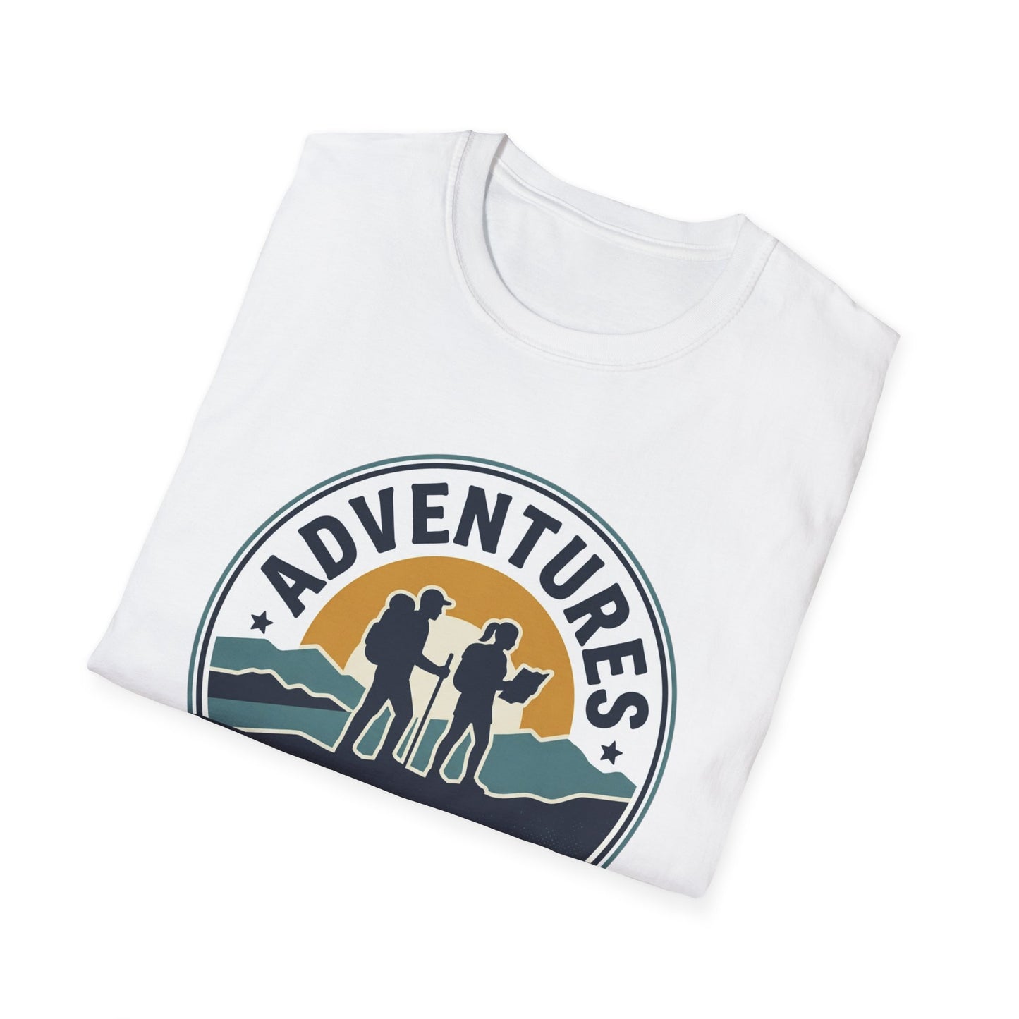Adventures Are Better Together T-Shirt — Couples Hiking Outdoor Graphic Tee