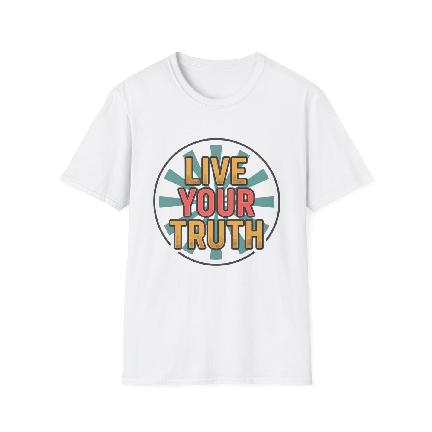 Live Your Truth T-Shirt — Retro Inspirational Graphic Tee