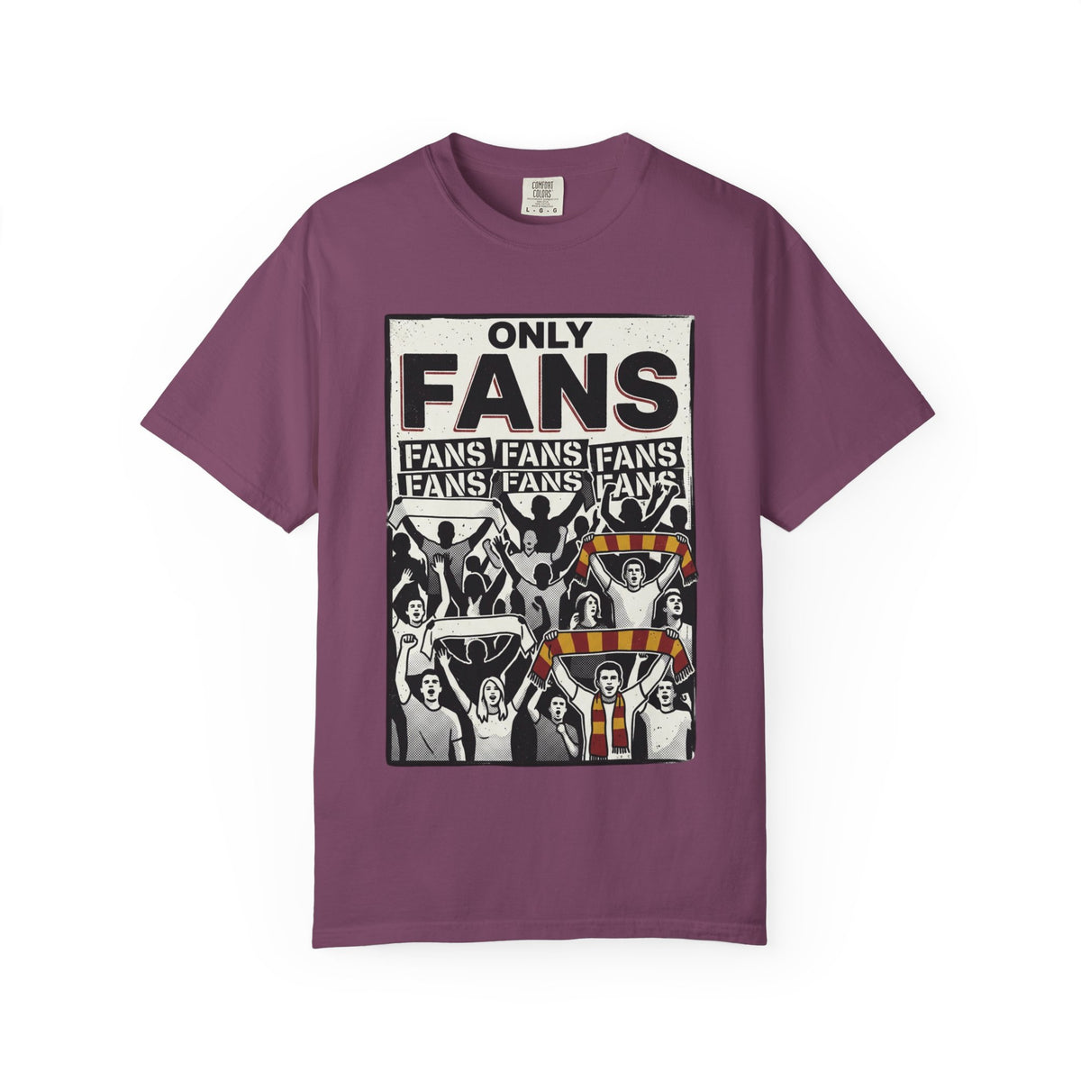 Only Fans Crowd Graphic T-Shirt — Vintage Sports Fan Tee