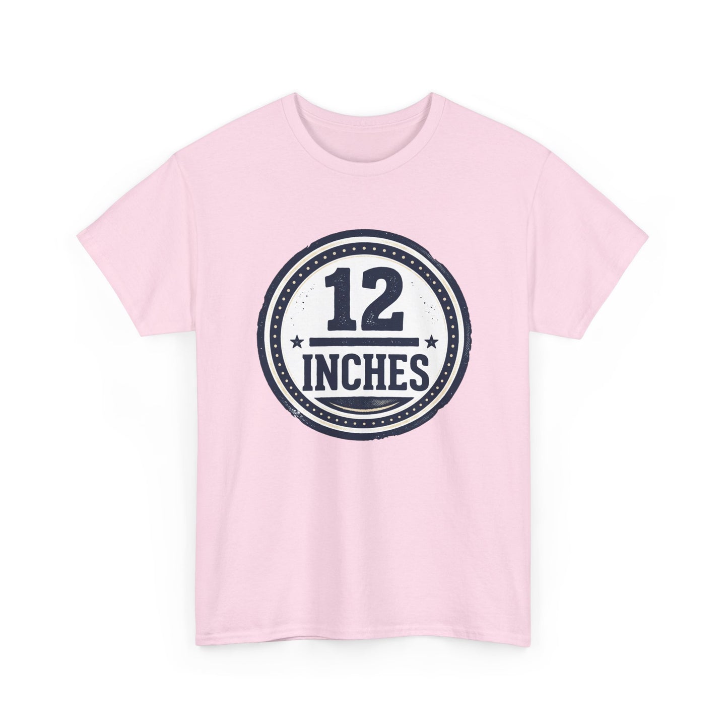 12 Inches Badge T-Shirt — Vintage Stamp Graphic Tee