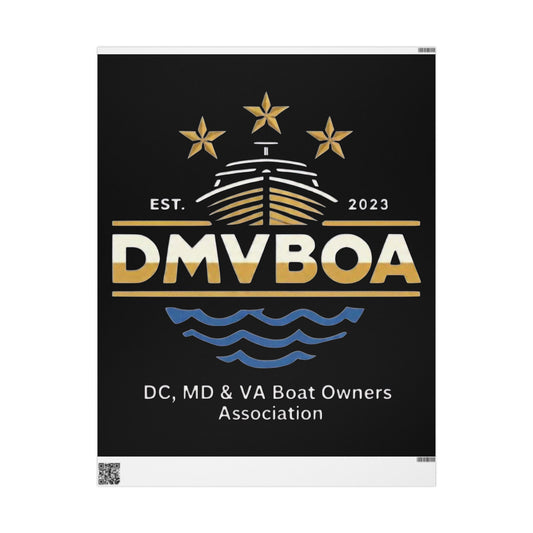 DMVBOA Boat Owners Association Wrapping Paper — DC MD VA Nautical Gift Wrap