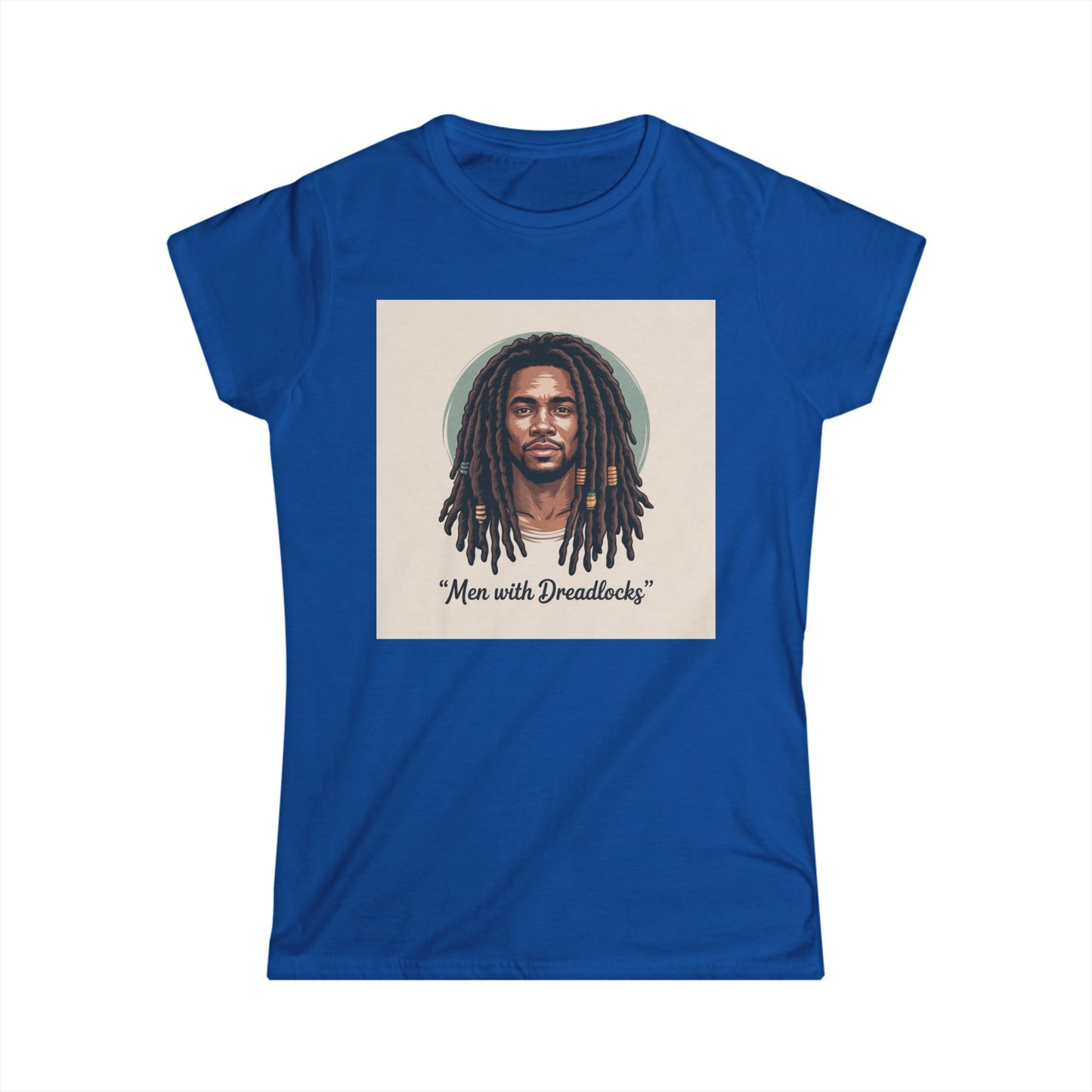 Dreadlocks Portrait Tee — "Men with Dreadlocks" Graphic Women's Shirt Printify