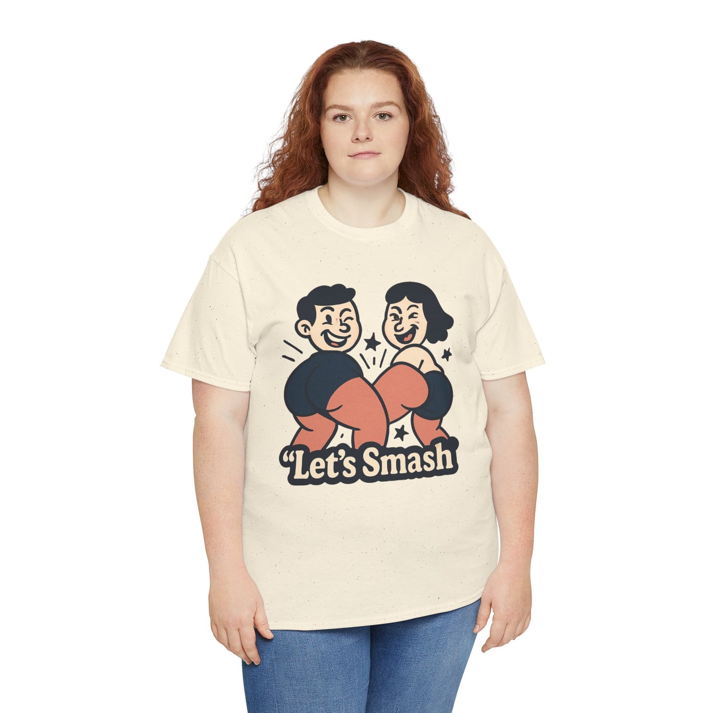 Let's Smash Tee — Retro Couples Valentine's T-Shirt