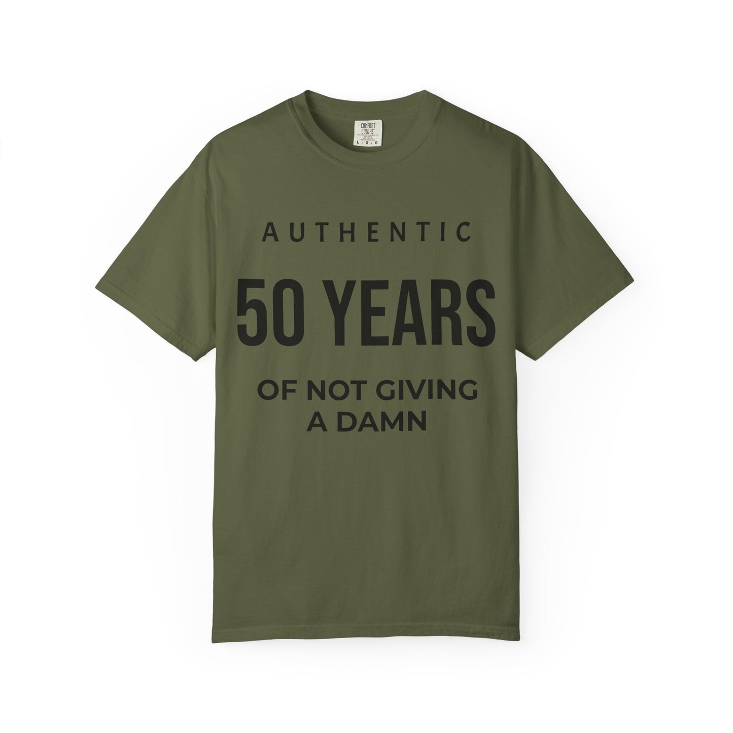 50 Years of Not Giving a Damn T-Shirt — Funny 50th Birthday Tee