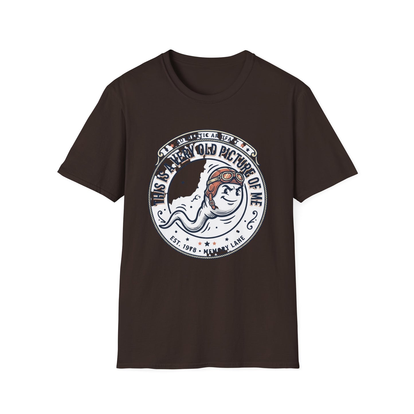 "This Is A Very Old Picture Of Me" Retro Marine Tee