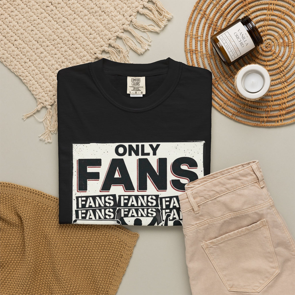Only Fans Crowd Graphic T-Shirt — Vintage Sports Fan Tee