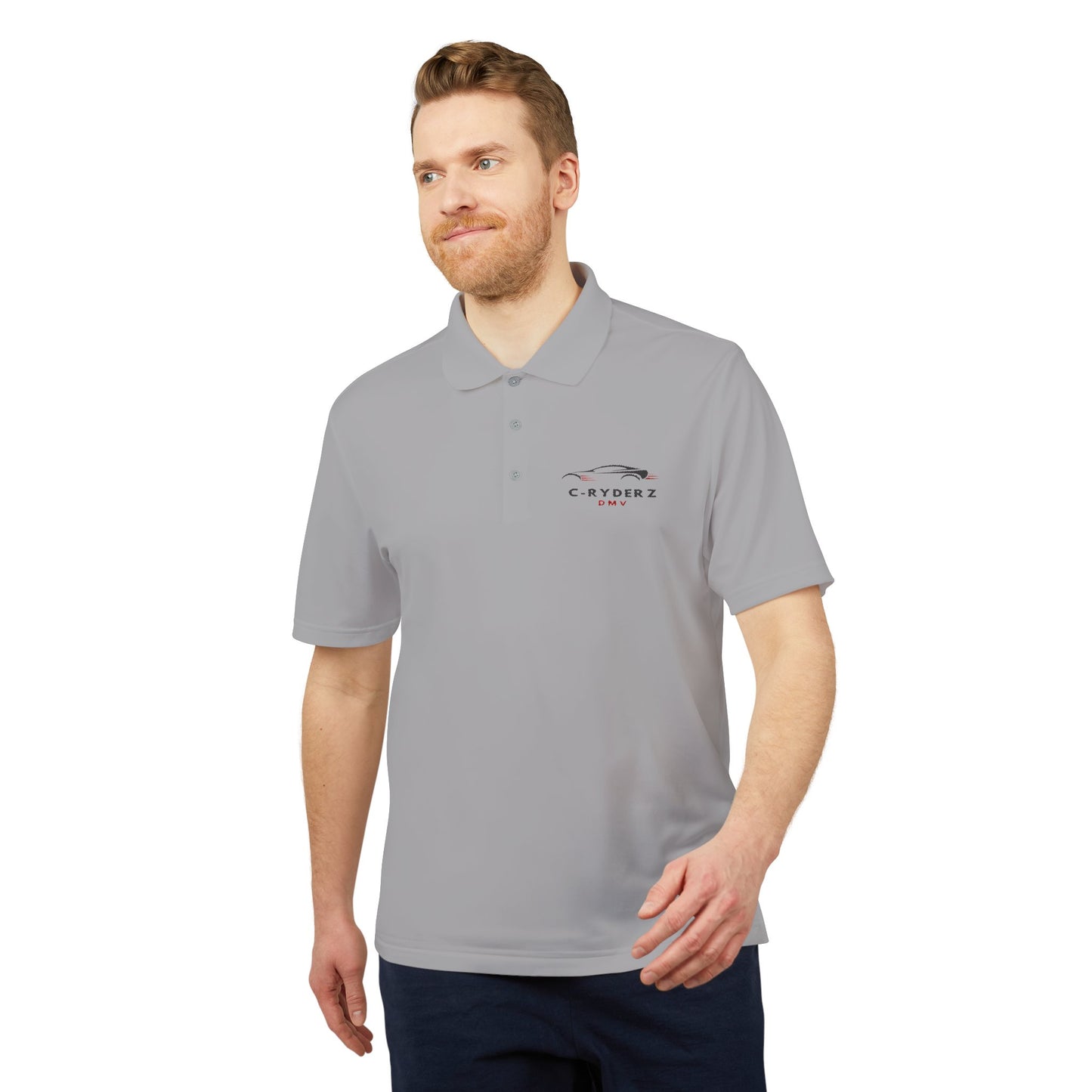 C-RYDERZ Adidas Unisex Performance Polo Shirt - Stylish Activewear for Athletes Printify