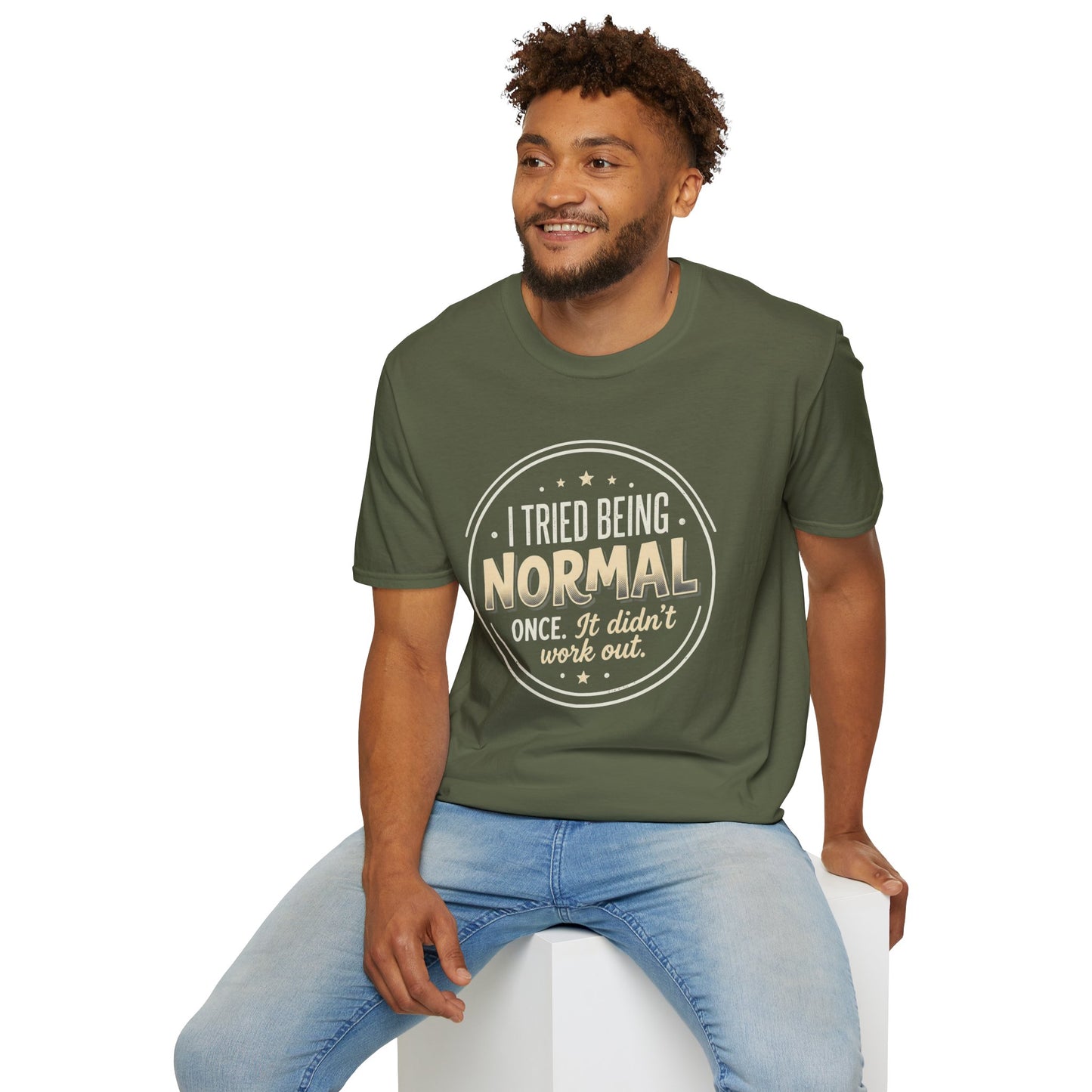 I Tried Being Normal T‑Shirt — Funny Vintage Novelty Tee