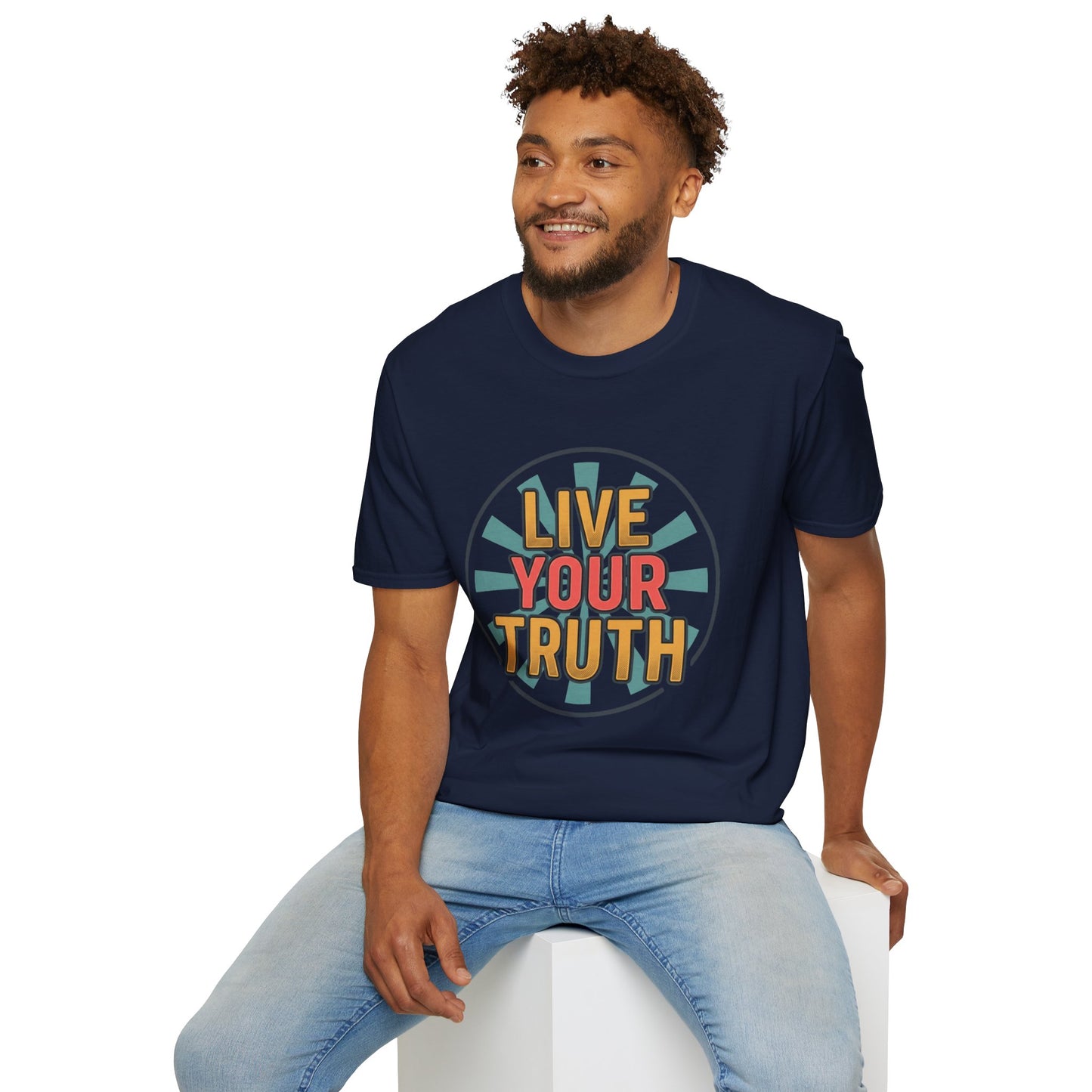Live Your Truth T-Shirt — Retro Inspirational Graphic Tee