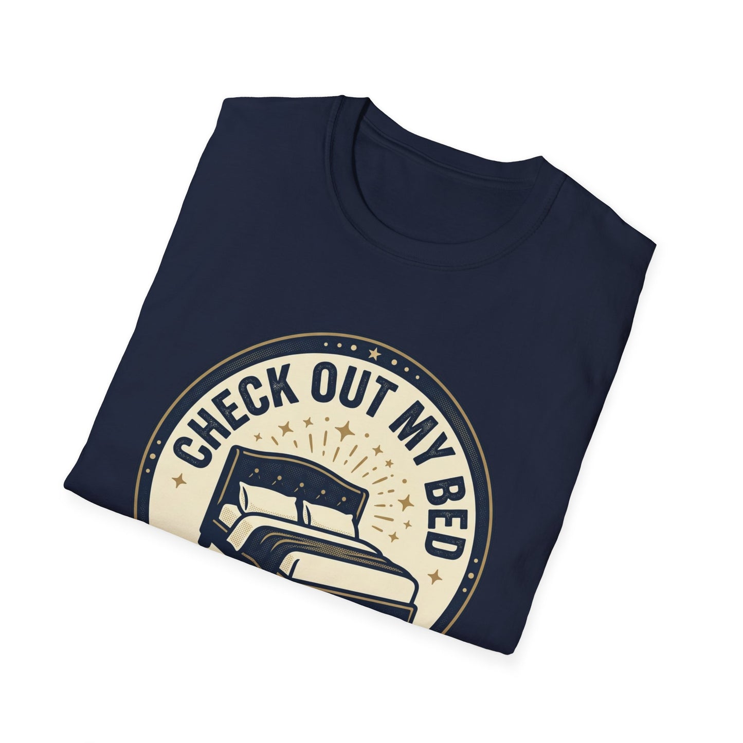 Check Out My Bed T-Shirt – “This Is Where The Magic Happens” Vintage Graphic Tee