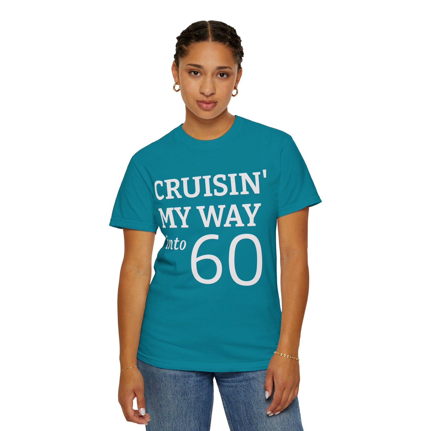 Cruisin' My Way Into 60 T-Shirt — 60th Birthday Tee