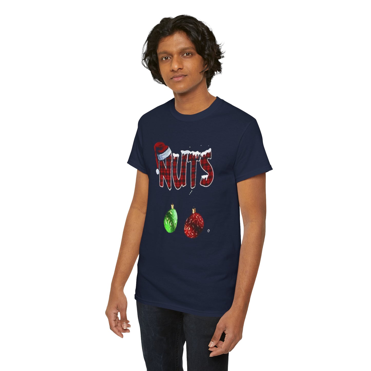 Holiday 'Nuts' Tee — Funny Christmas Ornament Graphic T-Shirt Printify