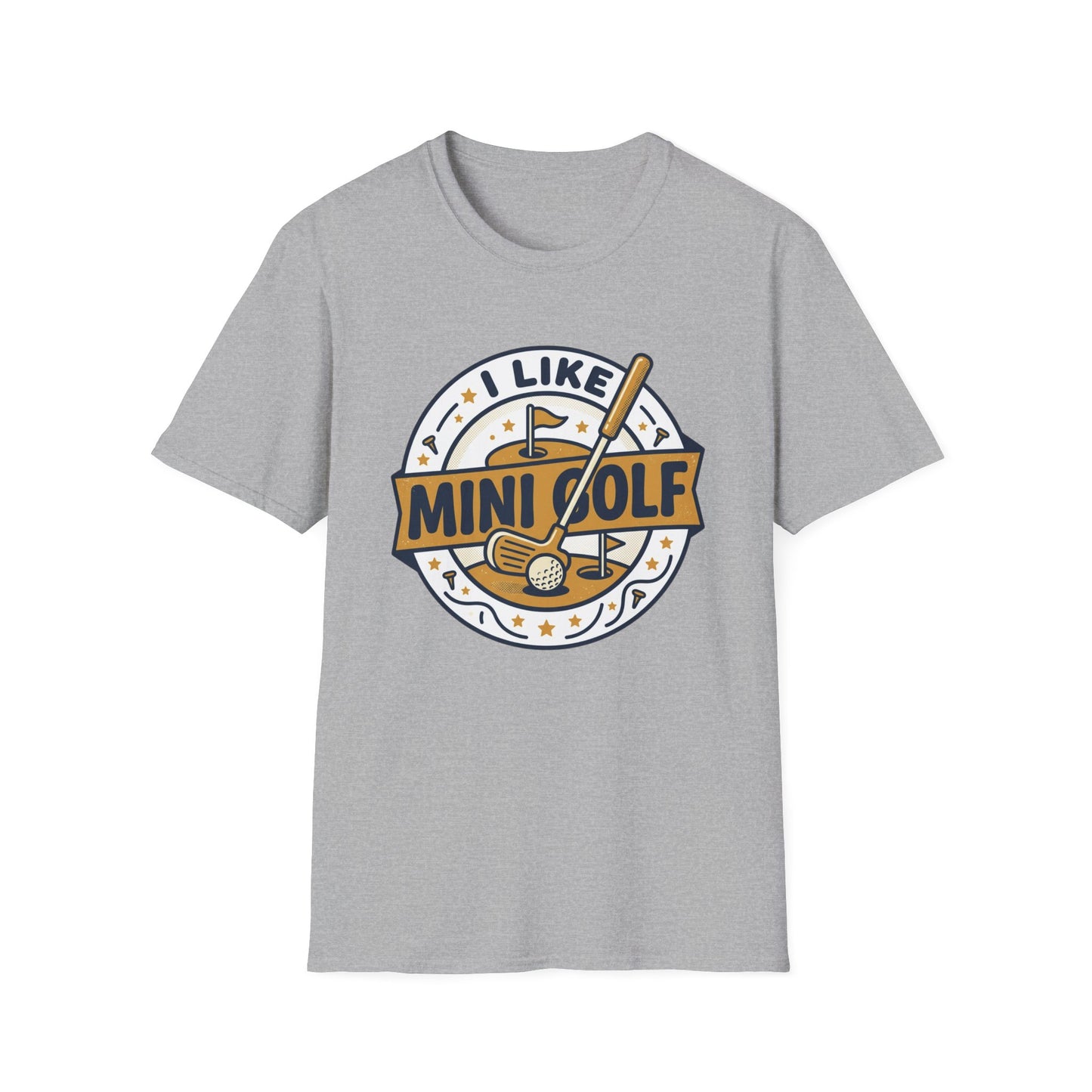 I Like Mini Golf T-Shirt — Retro Mini-Golf Graphic Tee for Fans & Players