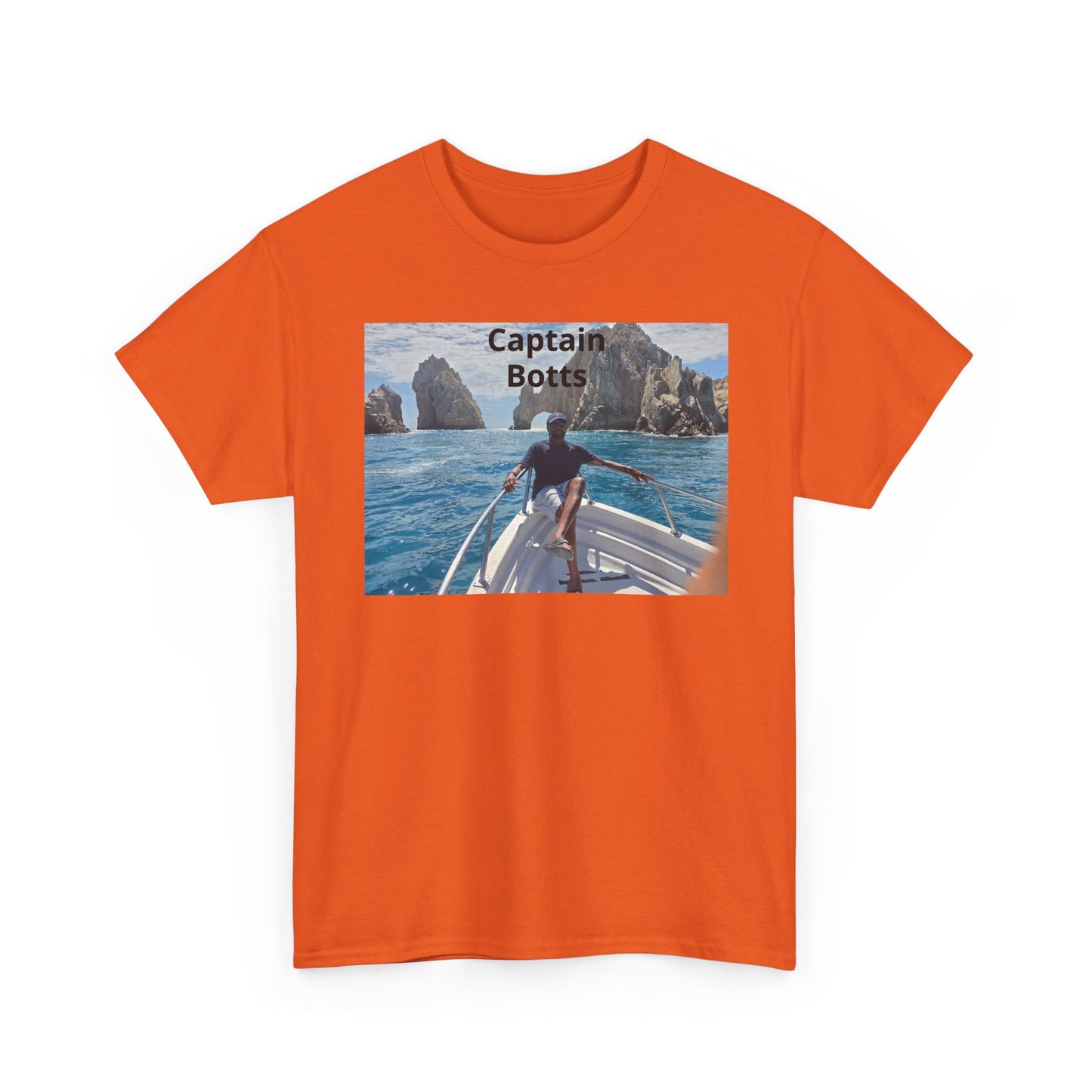 Larry T-Shirt — "Captain Botts" Boat Photo Graphic Tee | Nautical Vacation Crew Shirt
