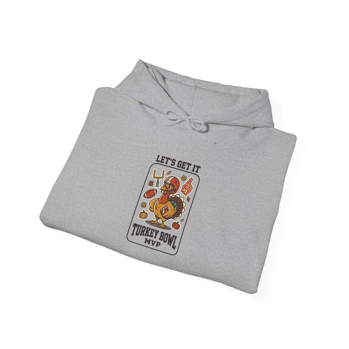 Turkey Bowl Thanksgiving Hoodie | Fall Harvest, Pumpkin Pie, Friendsgiving