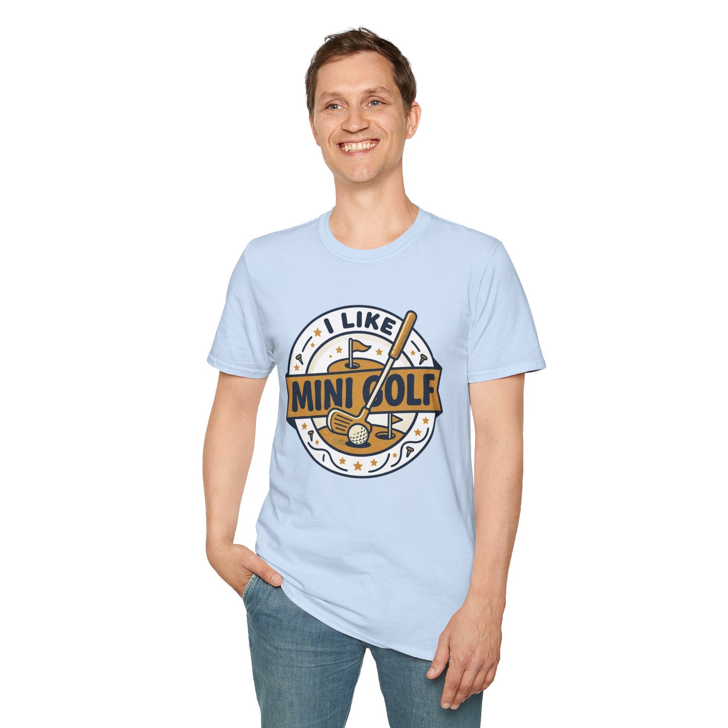 I Like Mini Golf T-Shirt — Retro Mini-Golf Graphic Tee for Fans & Players