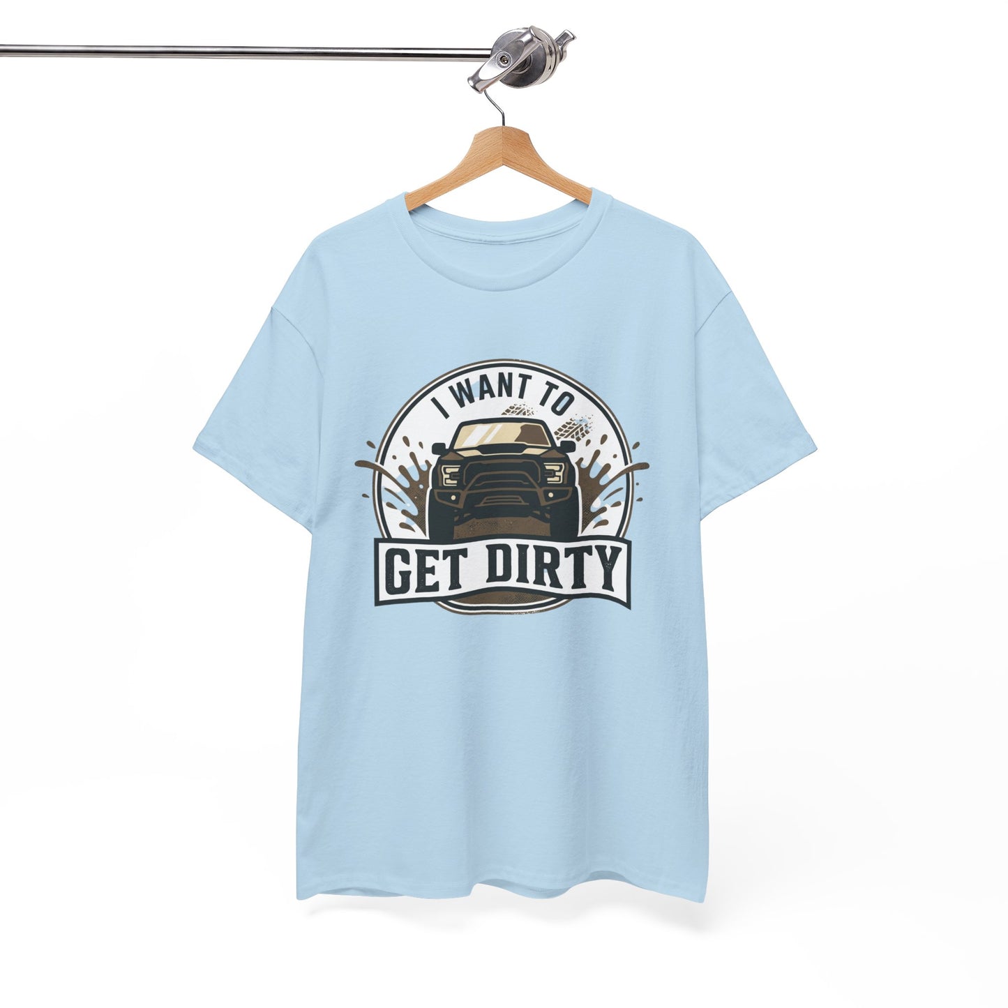 Get Dirty Truck Tee — Off-Road Adventure Graphic T-Shirt