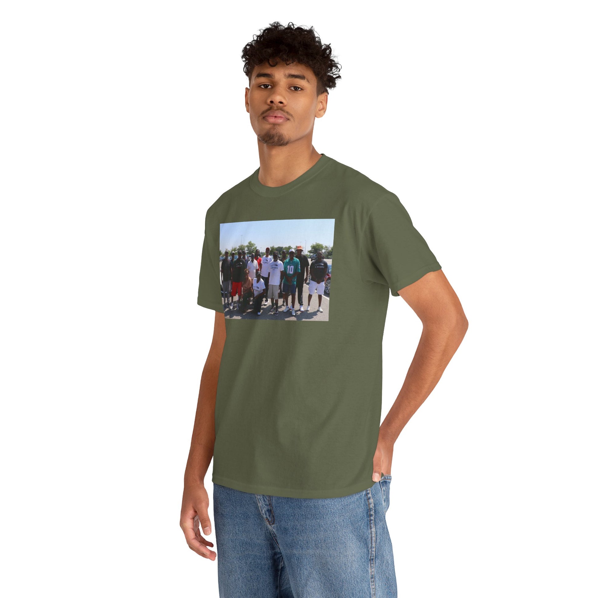 C-RYDERZ Group Photo Custom Tee — Personalized Reunion & Team Picture Shirt Printify