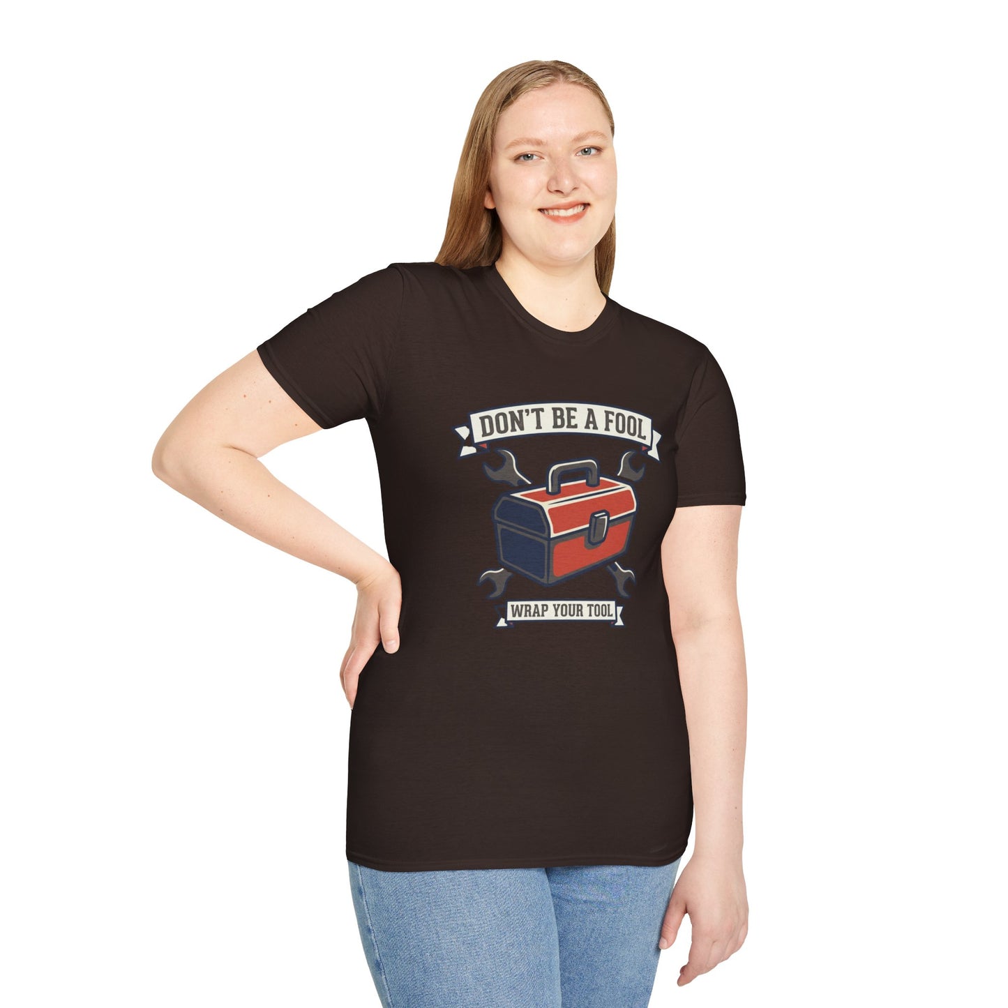 Don't Be a Fool Toolbox T‑Shirt — Wrap Your Tool Shirt for Mechanics & DIYers