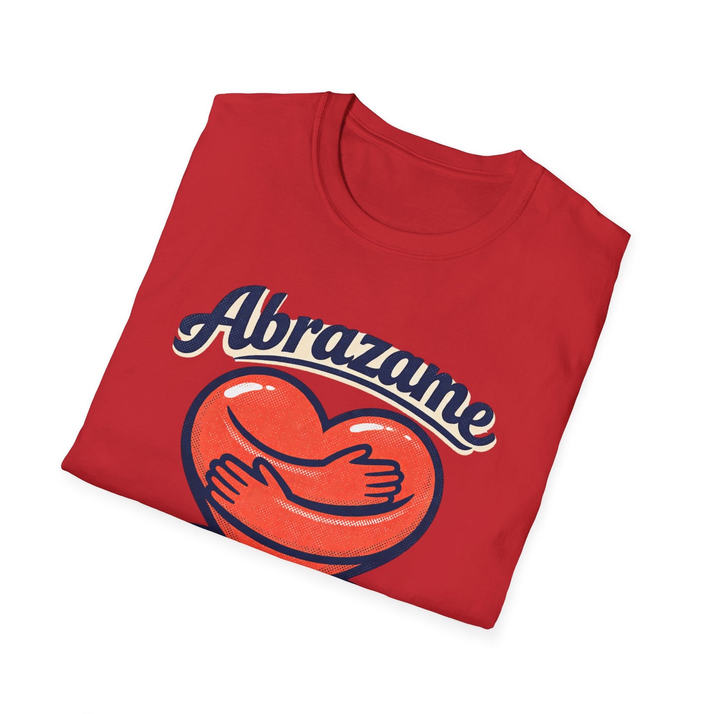 Abrázame Heart Hug T-Shirt — Spanish Love Graphic Tee