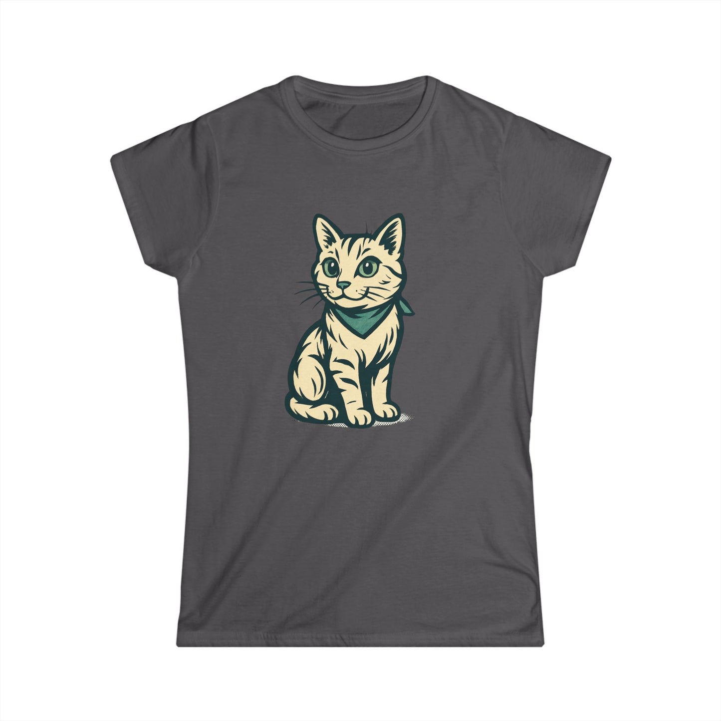 Cute Kitten Graphic Tee — Cat Mom Cute Cat T-Shirt