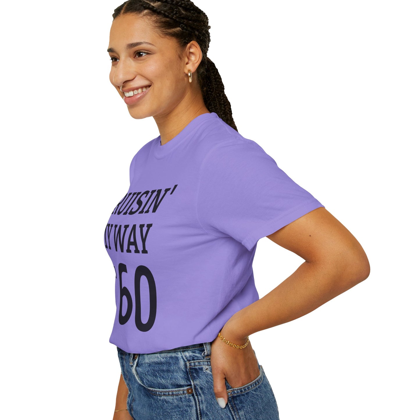 Cruisin' My Way Into 60 T-Shirt — 60th Birthday Tee