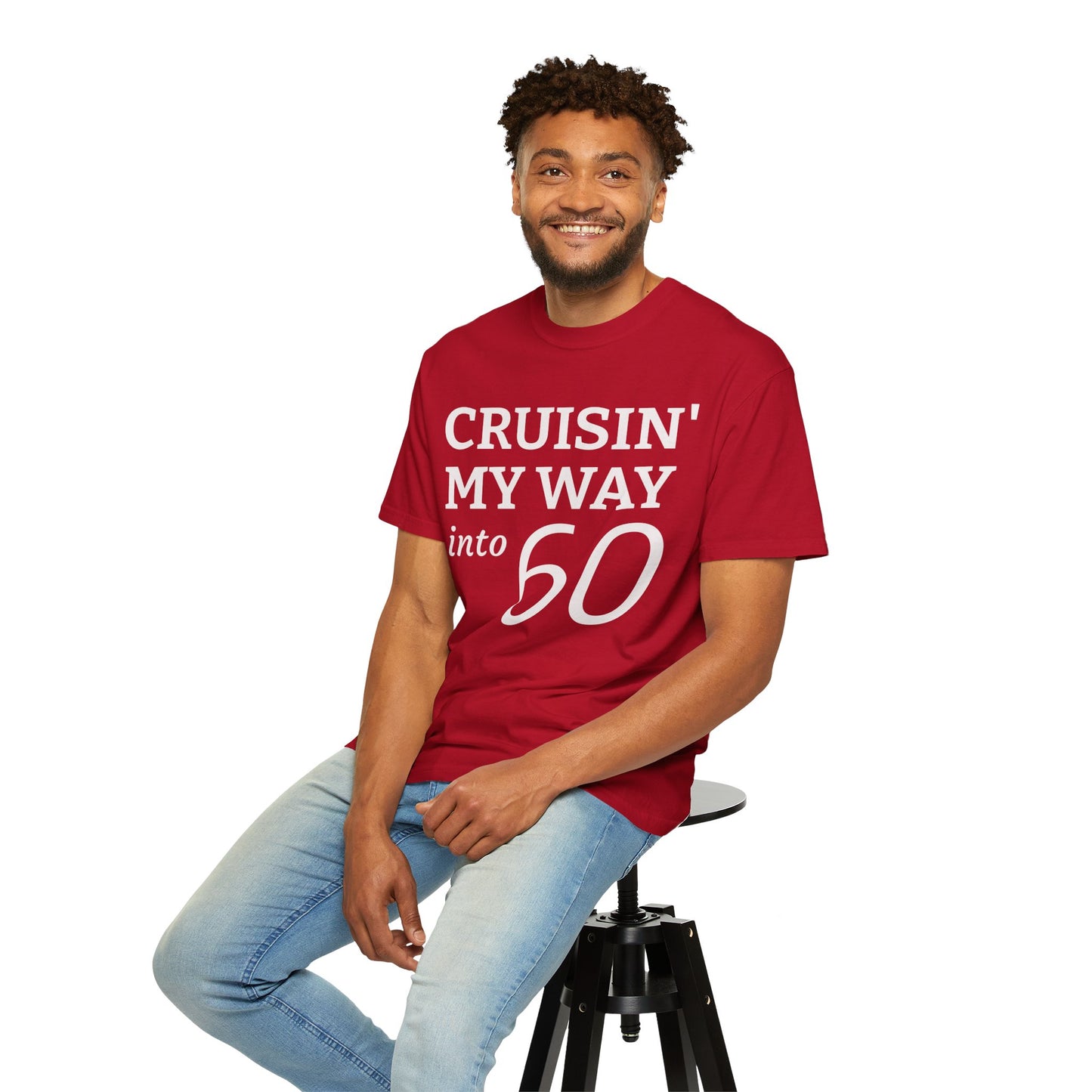 Cruisin' My Way Into 60 T-Shirt — 60th Birthday Tee