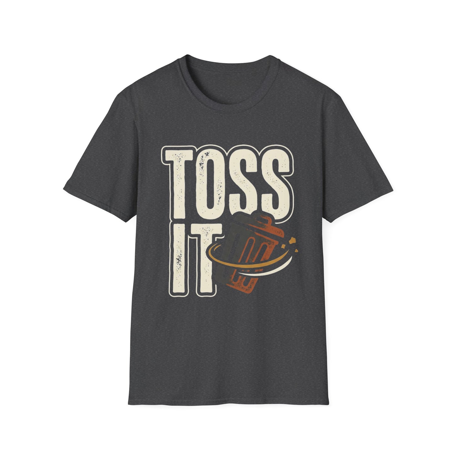 Toss It Graphic T‑Shirt — Casual Recycling / Trash Toss Tee