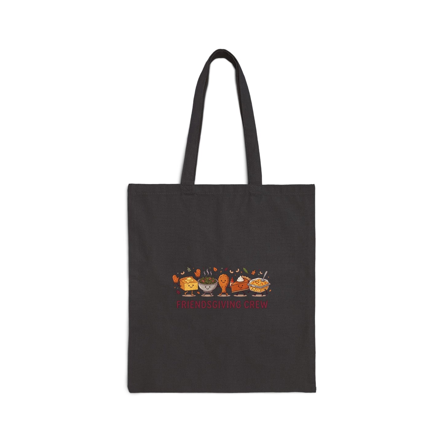 Friendsgiving Crew Tote | Thanksgiving Harvest, Pumpkin Pie & Turkey Canvas Tote