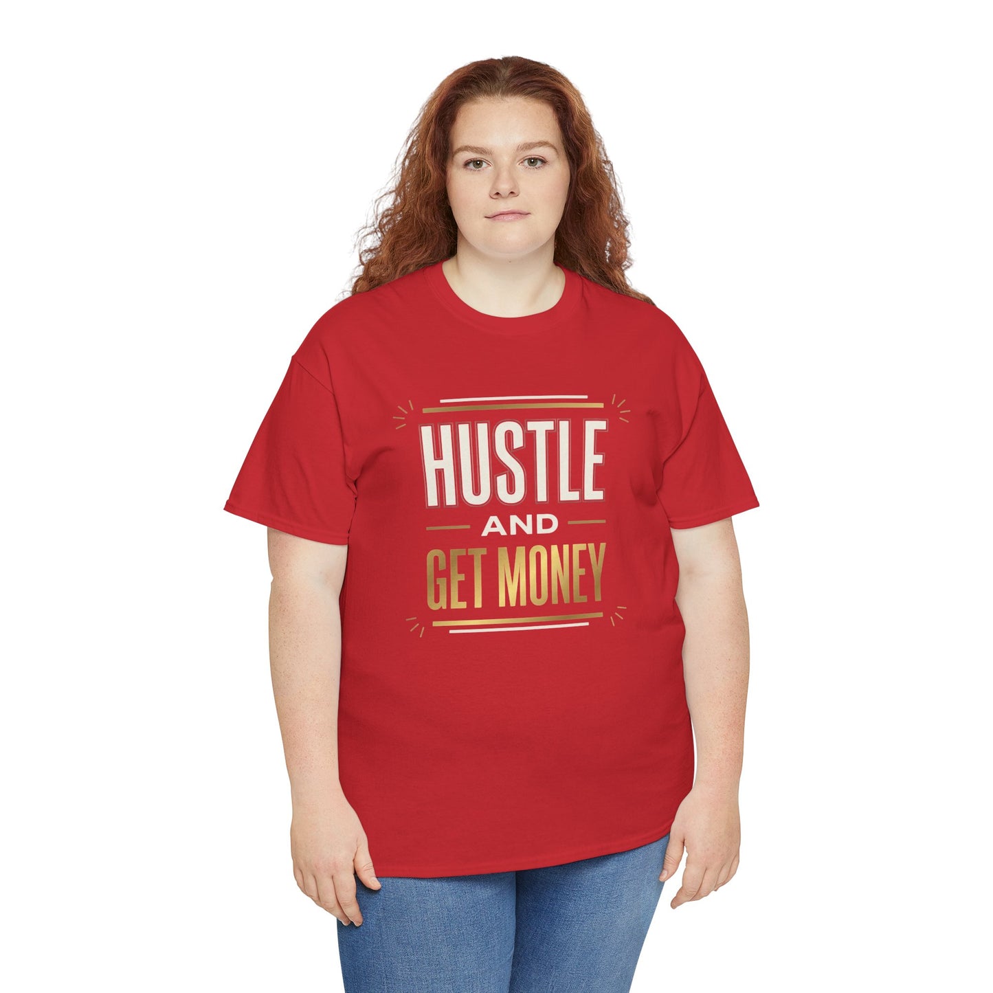 Hustle and Get Money Tee - Motivational Streetwear Graphic T-Shirt