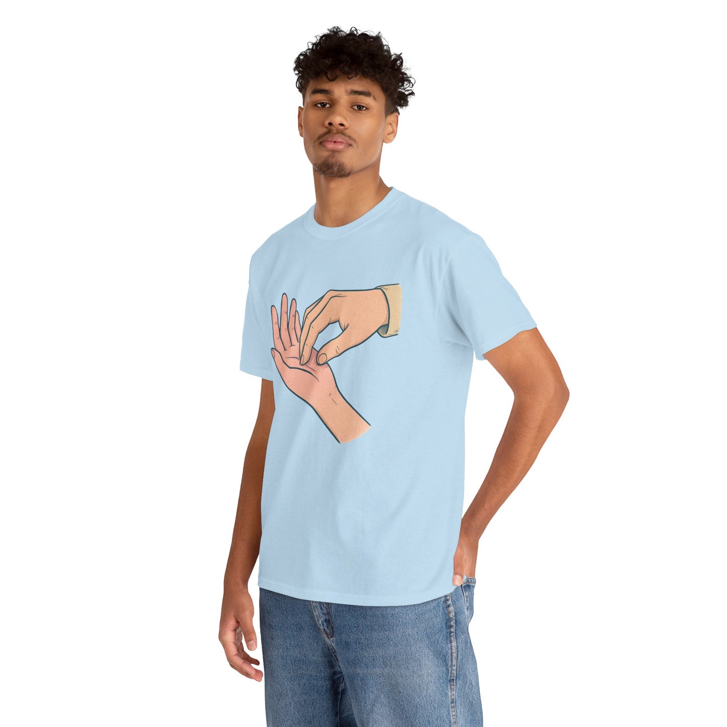T-Shirt - Gentle Palm Reading Illustration Tee
