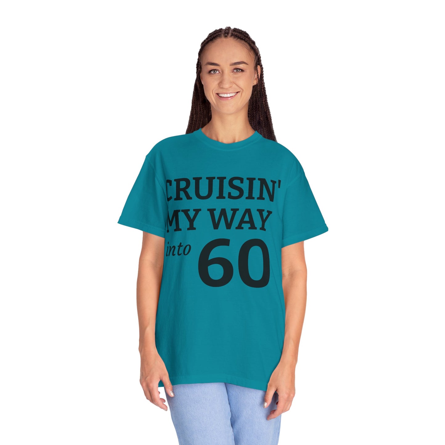 Cruisin' My Way Into 60 T-Shirt — 60th Birthday Tee