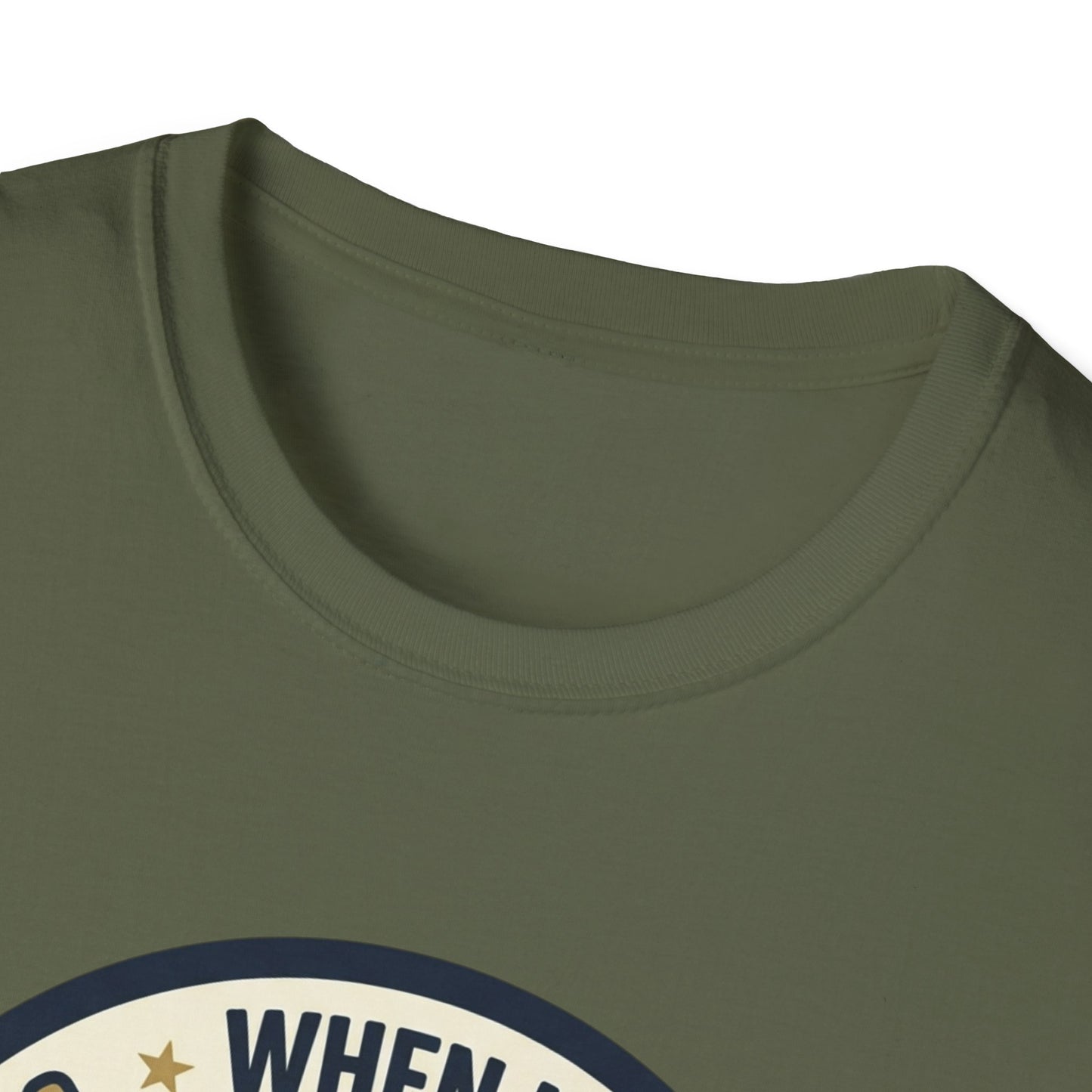 Golf Humor T-Shirt — "When I Hit Hard It May Go In The Wrong Hole" Vintage Golf Joke Tee