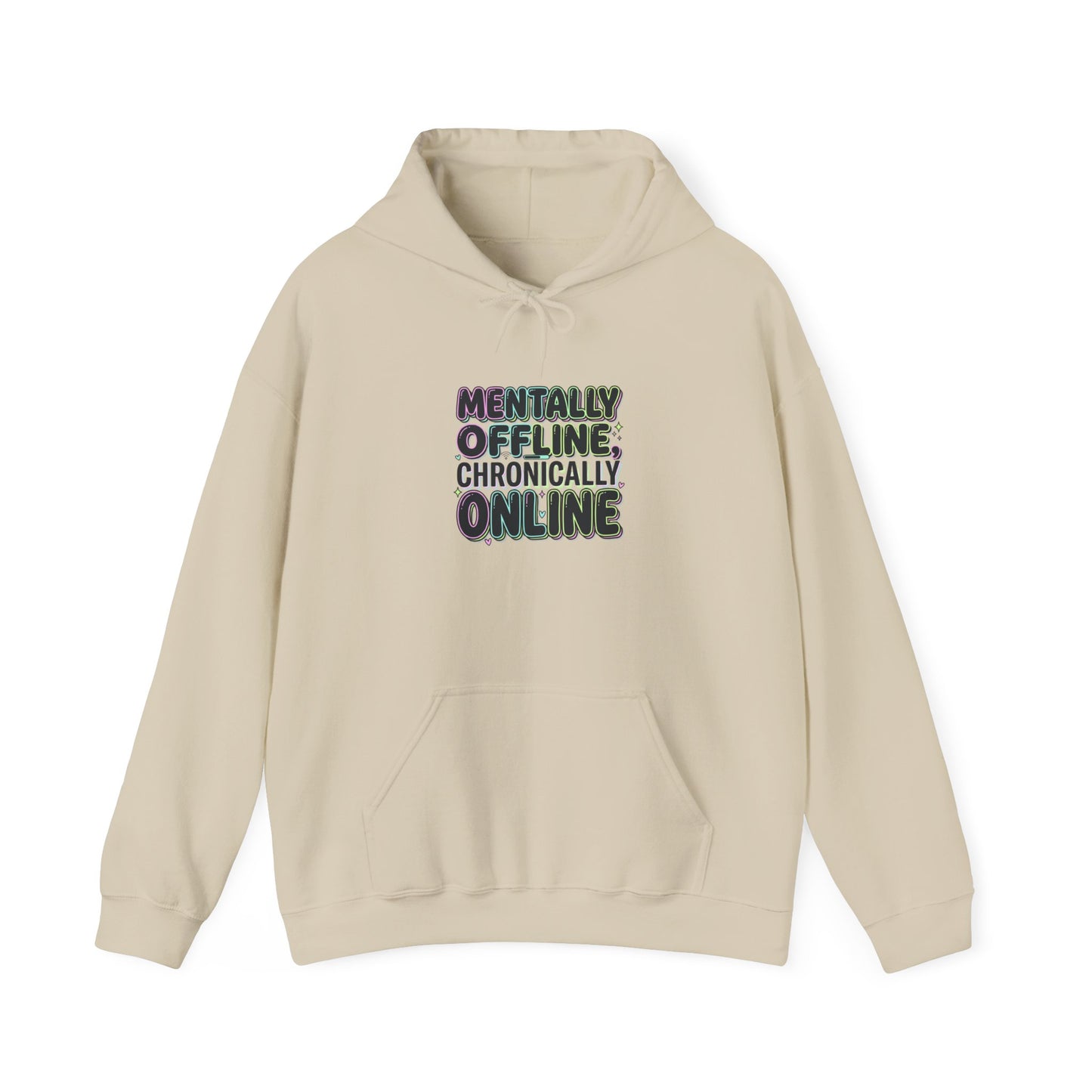 Mentally Offline Unisex Heavy Blend™ Hooded Sweatshirt