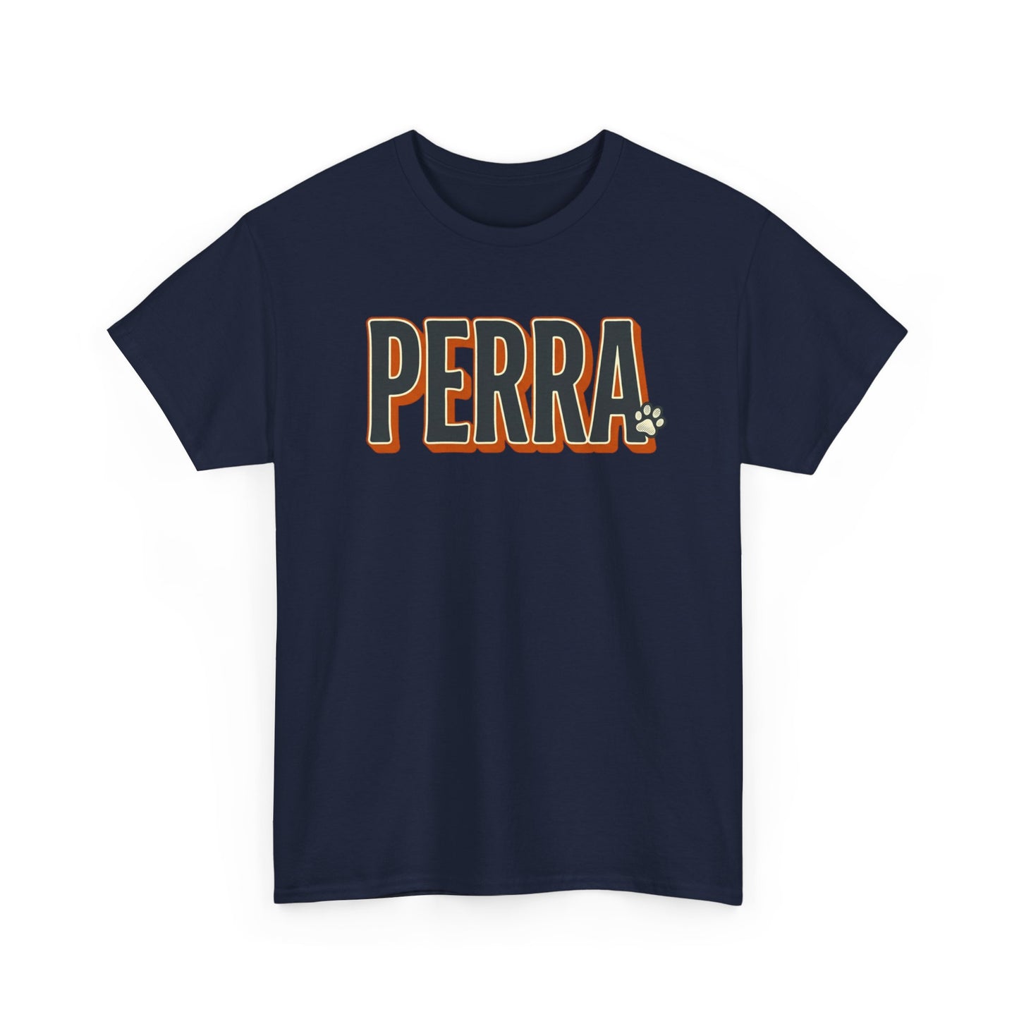 Perra Graphic Tee – Bold Retro Lettering T-Shirt